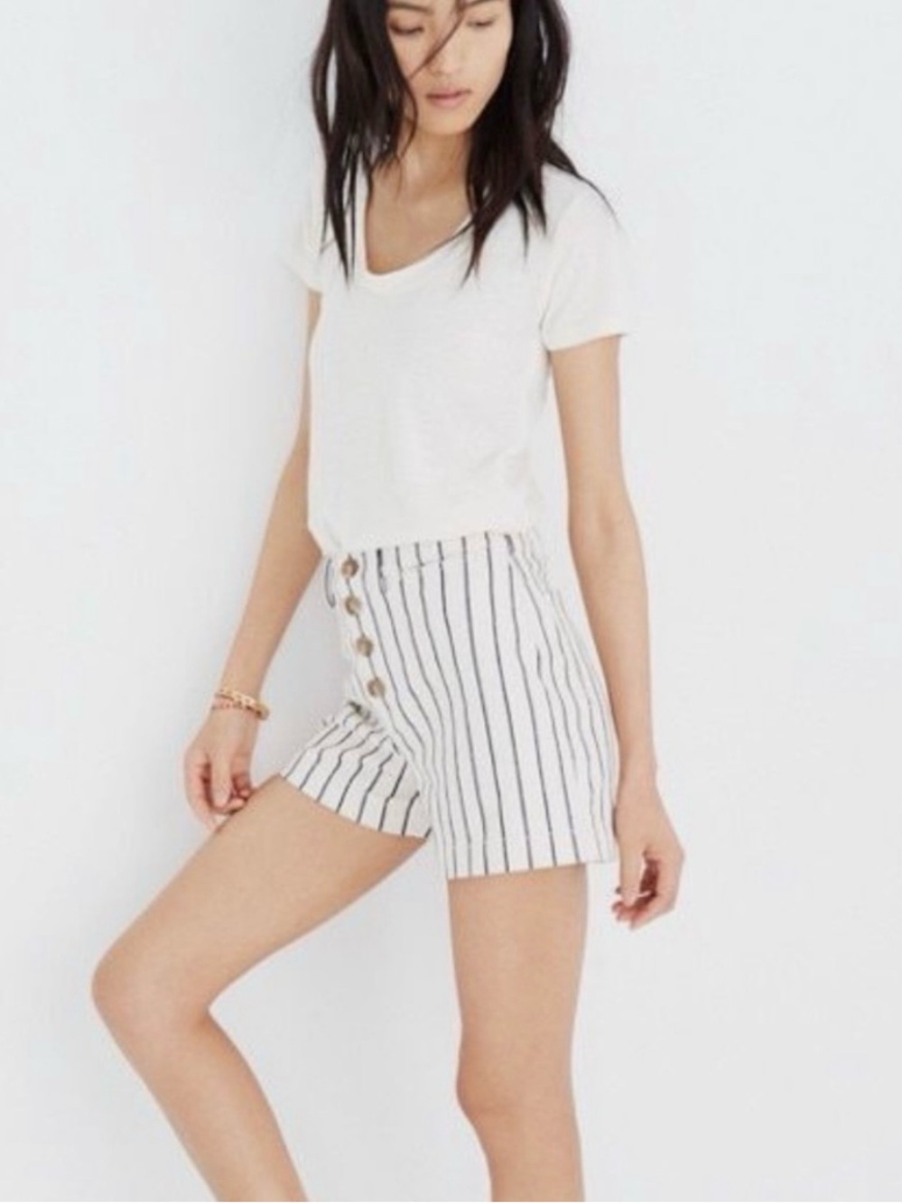 Madewell Emmet Button Fly Shorts